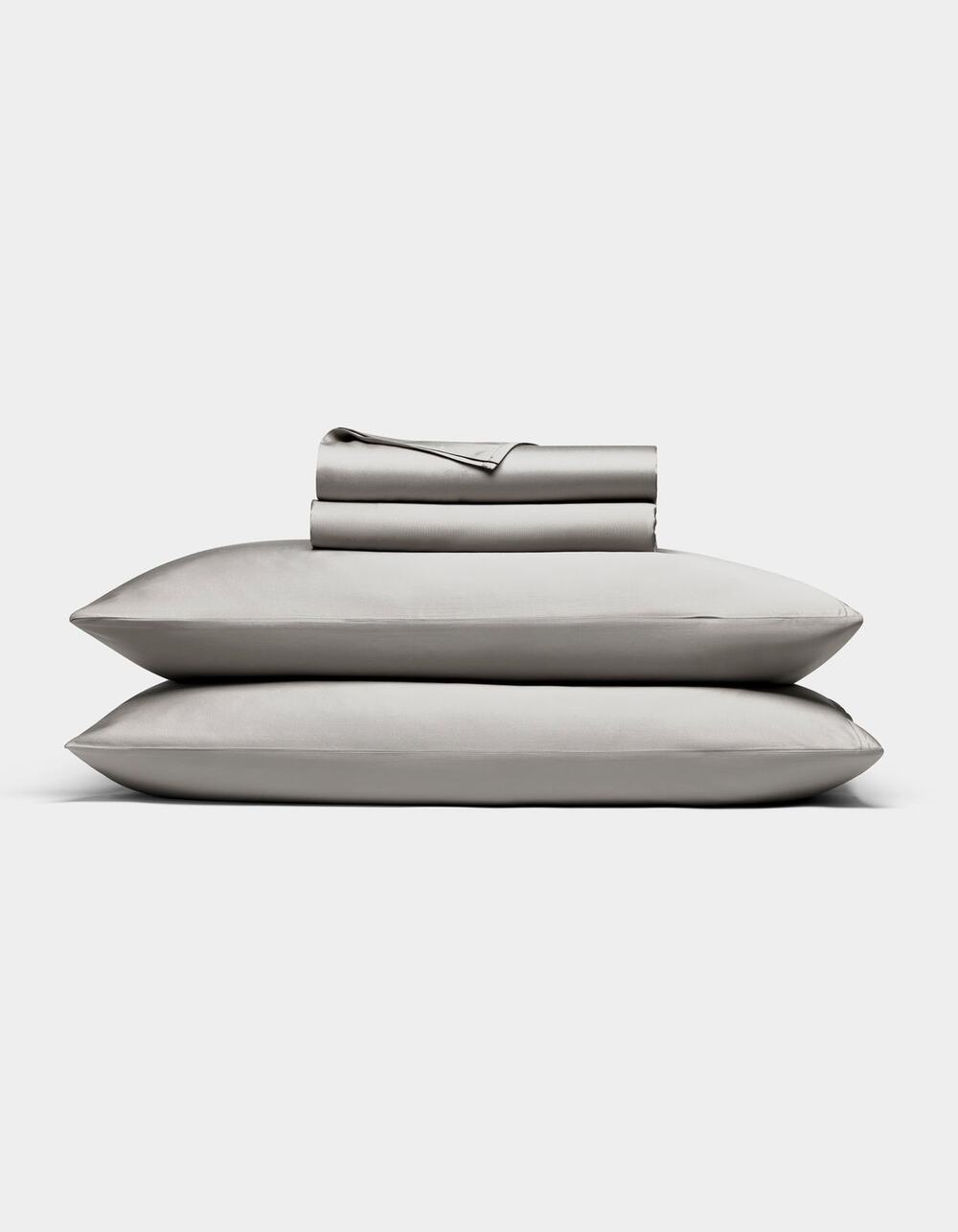 Cozy Earth Bamboo Sheet Set Full Light Grey NWT